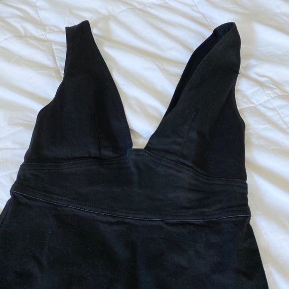 MP|D black stretch denim dress - Picture 5 of 7
